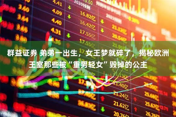 群益证券 弟弟一出生，女王梦就碎了，揭秘欧洲王室那些被“重男轻女”毁掉的公主